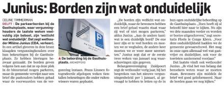 Junius en de verkeersborden