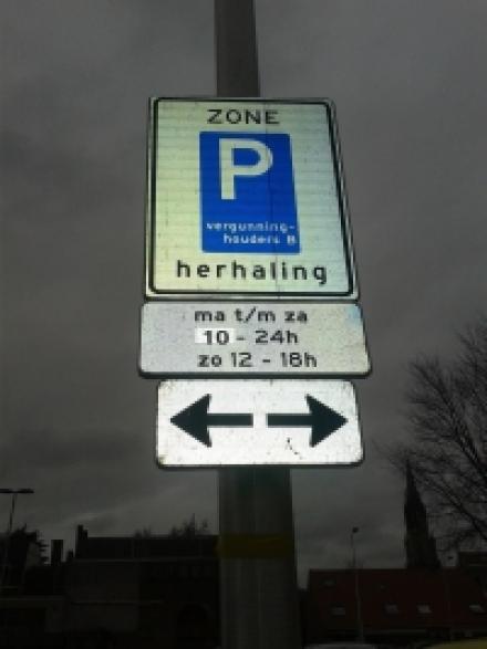Parkeerbord